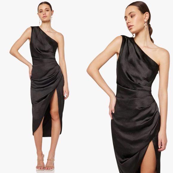 Elliatt Cassini Dress In Black Size Medium - Picture 4 of 13